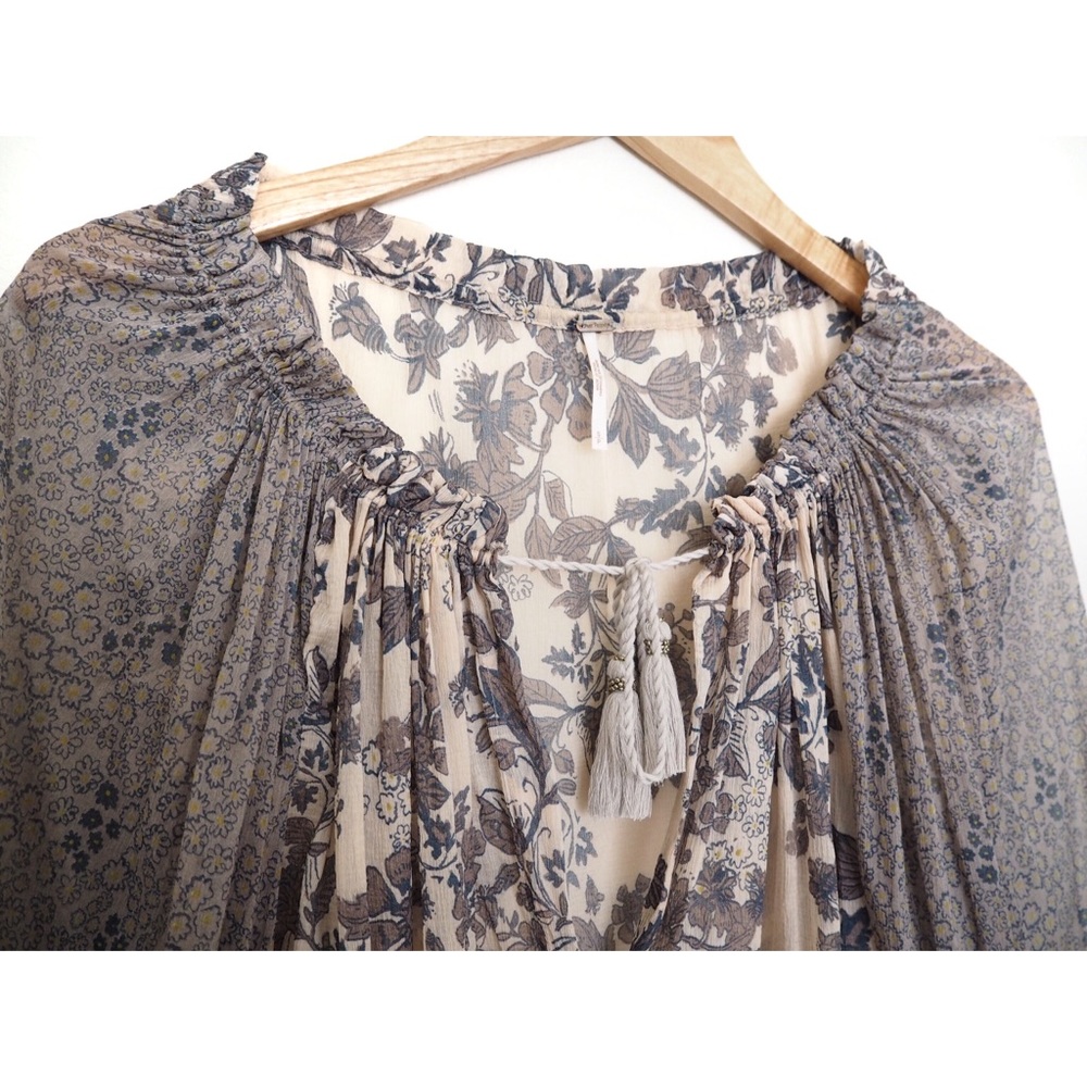 Free People Hendrix Floral Blouse - Picture 6 of 8